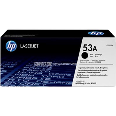 HP 53A Black Original LaserJet Toner Cartridge (Q7553A)