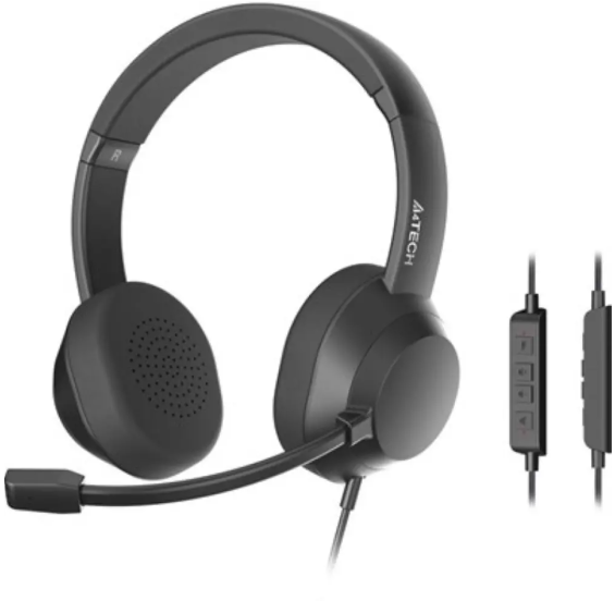 A4Tech Fstyler FH150U USB Stereo Headset - Black DOT COMPUTERS