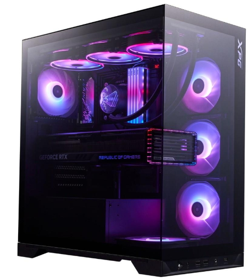 XPG Invader X BTF Mid-Tower ATX Gaming Chassis Case - Black DOT COMPUTERS