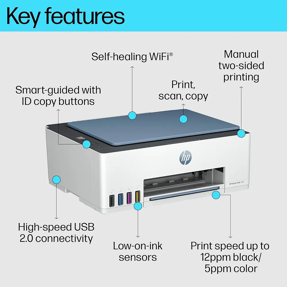 HP Smart Tank 585 All-in-One Printer