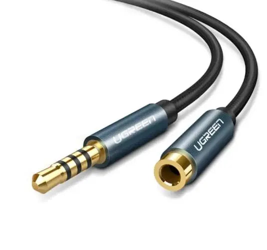 UGREEN 40675 3.5MM MALE TO 3.5MM FEMALE EXTENSION BRAID – 2M DOT COMPUTERS