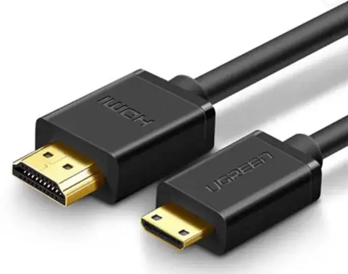 UGREEN 11167 MINI HDMI TO HDMI CABLE 1.5M BLACK DOT COMPUTERS
