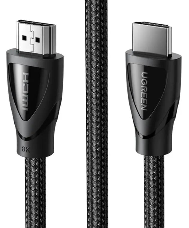 UGreen 80402 HDMI V2.1 Male to Male Braided 8K@60Hz 1.5m Cable-BK DOT COMPUTERS