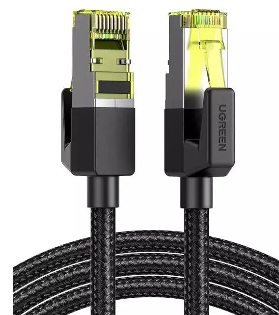 UGREEN 30791 CAT7 ETHERNET CABLE NYLON BRAID 10MM DOT COMPUTERS