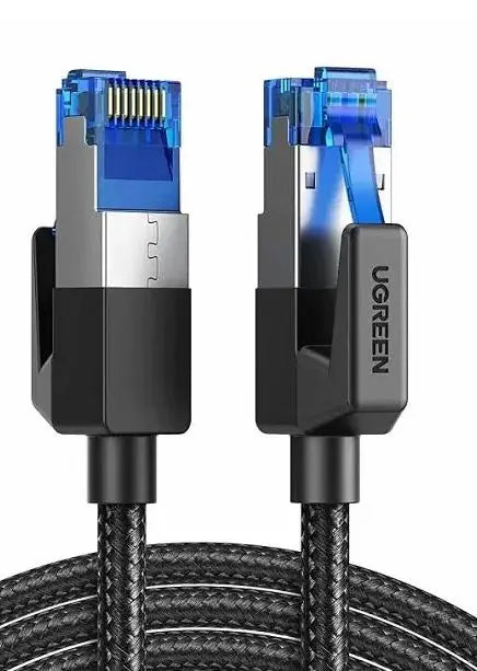 UGREEN 80432 CAT8 SHIELDED ROUND LAN CABLE 3M BRAIDED DOT COMPUTERS