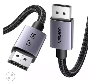 Ugreen 25905 8K DisplayPort Cable 2m DOT COMPUTERS