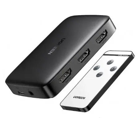UGREEN 80125 HDMI SWITCH 3 IN 1 OUT 4K HDMI SWITCHER SPLITTER DOT COMPUTERS