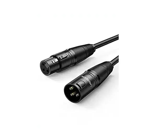 Ugreen 20710 Cannon Male To Female Microphone Extension Audio Cable 2m Black Home / Audio Cables DOT COMPUTERS
