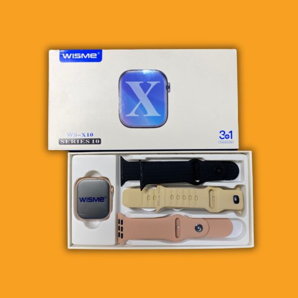 Wisme WS-X10 Series 10 Smartwatch | 3-in-1 Strap Set, Fitness Tracking & Health Monitoring | NexGen-Grip DOT COMPUTERS