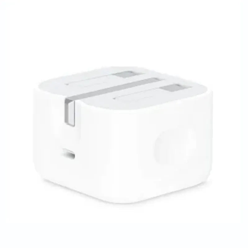 Apple 20W PD Charger: Rapid Charging, Three-Prong Design