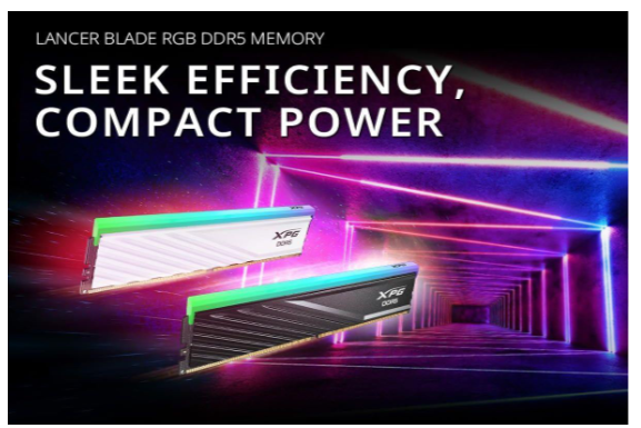 XPG Lancer Blade RGB 32GB (2x16GB) 6000MHz C36 DDR5 DRAM Memory - Black DOT COMPUTERS