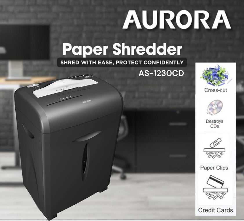 Aurora Paper Shredder AS1230CD