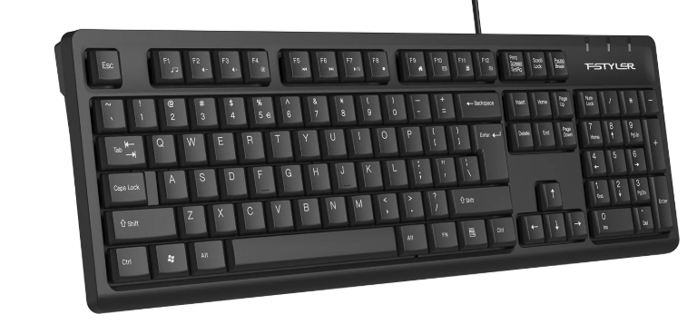 A4tech Fstyler FN Multimedia Wired Keyboard USB Black,US Layout DOT COMPUTERS