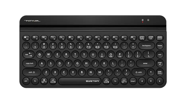 A4Tech Fstyler FBK30 Bluetooth & 2.4G Wireless Quiet Key Keyboard - Black, US Layout DOT COMPUTERS