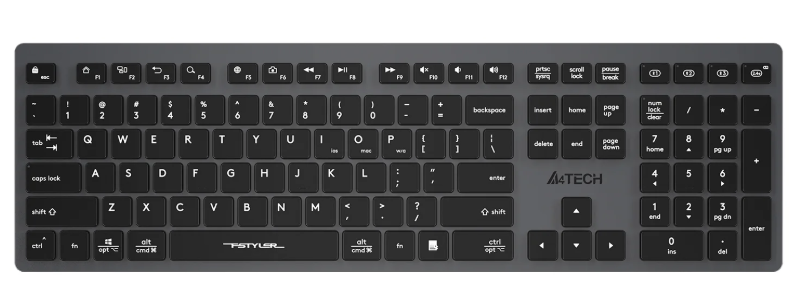 A4Tech Fstyler FBX50C Bluetooth & 2.4G Wireless Keyboard DOT COMPUTERS