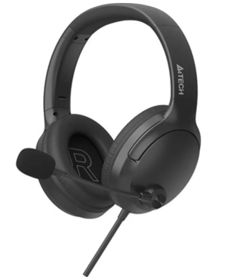 A4Tech Fstyler FH280U USB Conference Over-Ear Foldable Headphone - Black DOT COMPUTERS