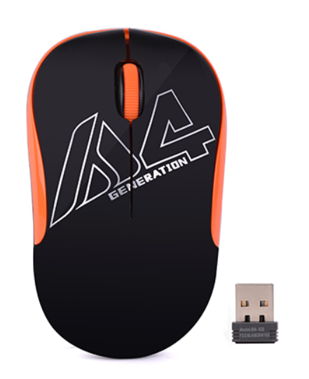 A4Tech G3-300NS 2.4GHz Wireless Silent Click Optical Mouse - Black DOT COMPUTERS