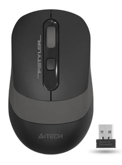 A4Tech Fstyler FG10S 2.4GHz Wireless Silent Click Mouse - Grey DOT COMPUTERS