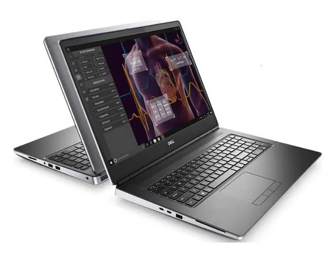 Dell Precision 7750 CI7 10th Generation 32GB RAM 512GB SSD 17" Display 16GB NVIDIA Quadro RTX 5000 Graphics - Used DOT COMPUTERS