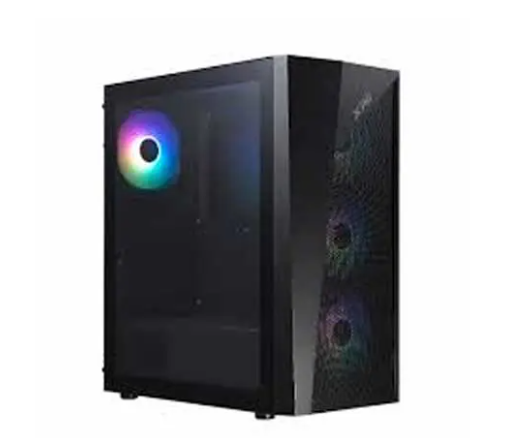 Lander 500 MTA Mid-Tower ATX Case – Black DOT COMPUTERS