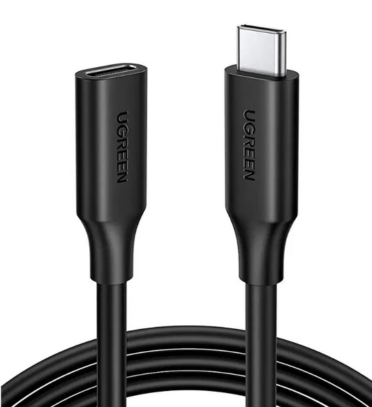 UGREEN 10387 USB C MALE TO FEMALE GEN2 EXTENSION CABLE – 1M