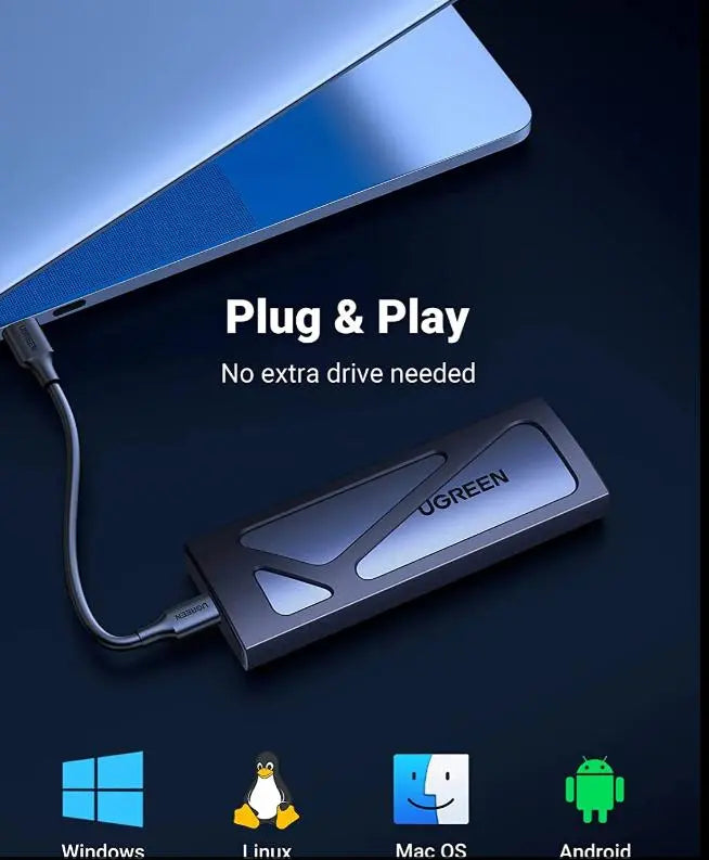 UGREEN M.2 NVMe SSD Enclosure Adapter DOT COMPUTERS