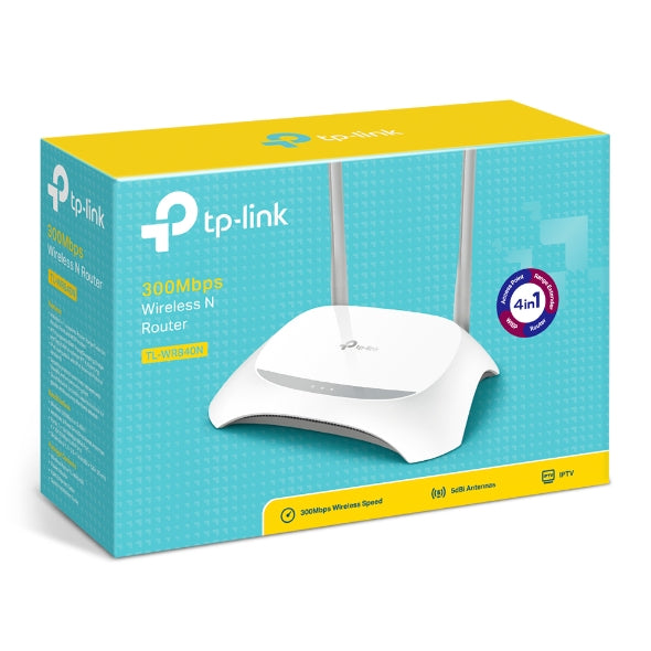 Tp-Link TL-WR840N Ver 3.0 300Mbps Wireless N Router