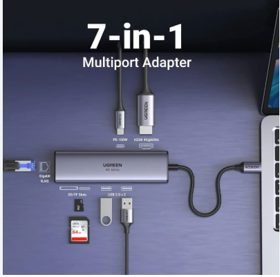 UGREEN 60515 USB C Hub with Ethernet and HDMI DOT COMPUTERS