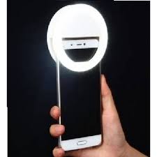 LED Ring Selfie Light - White