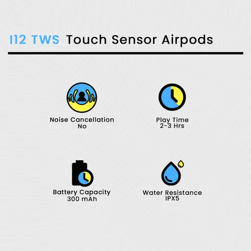 i12 Tws Touch Sensor Airpods