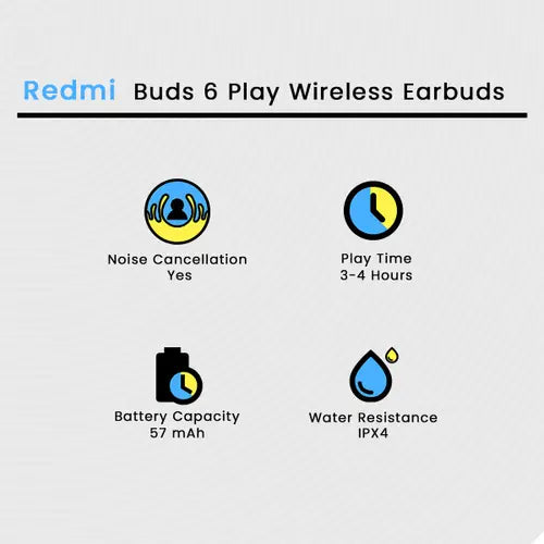 Redmi Buds 6 Play Wireless Earbuds